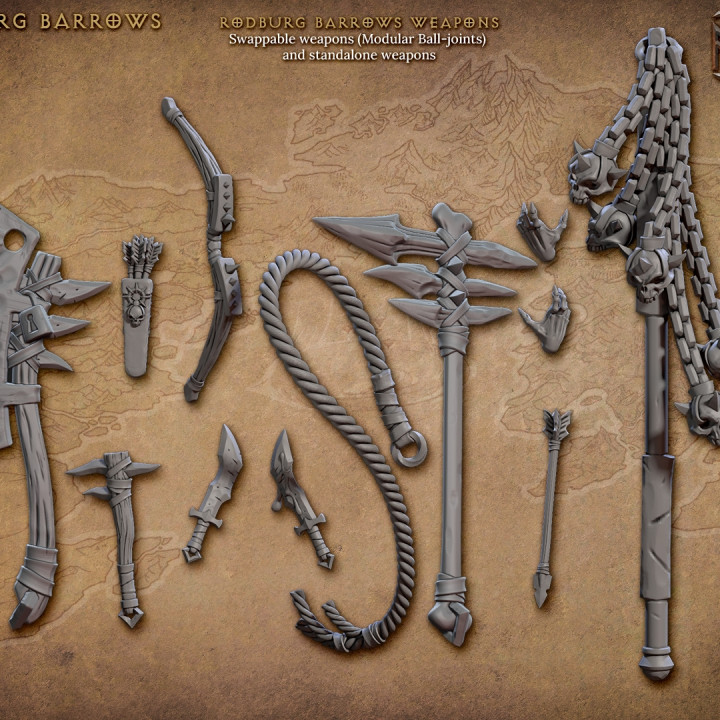 Standalone Weapons and Hands (Horrors of Rodburg Barrows) image