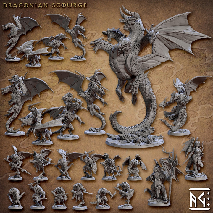 Draconian Scourge (Complete Set - 50) image