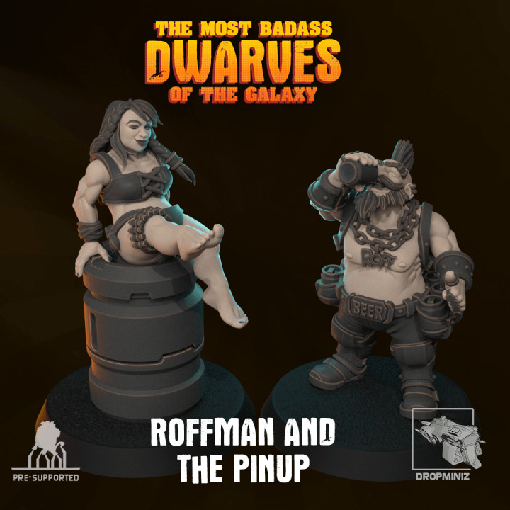 Roffman and the Pinup - Sci-fi Dwarves image