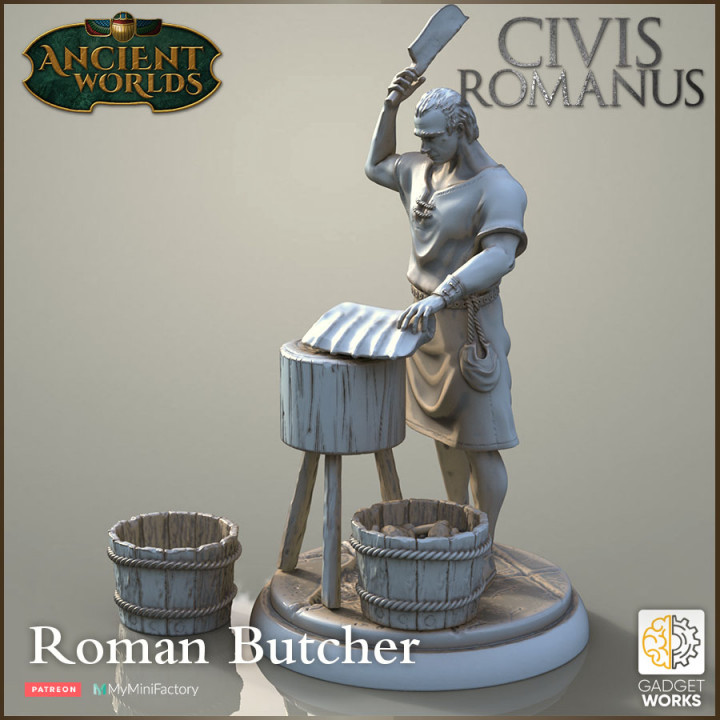Roman Citizens - Butcher with Wares image