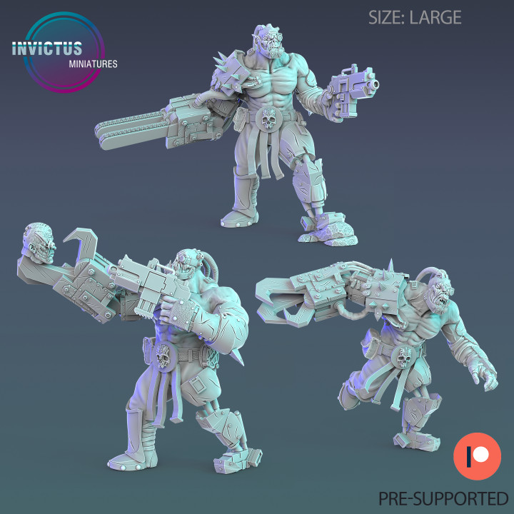 Space Horde Set / Cosmic Orc & Goblin Encounter / Green Skin Army / War Machines / Pre-Supported image