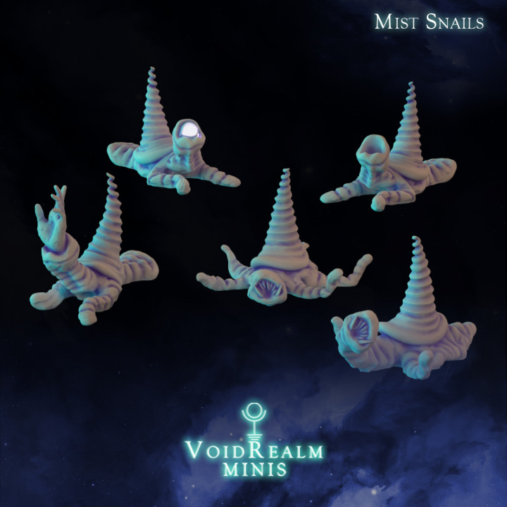 Mist Snails (x 5 variants)