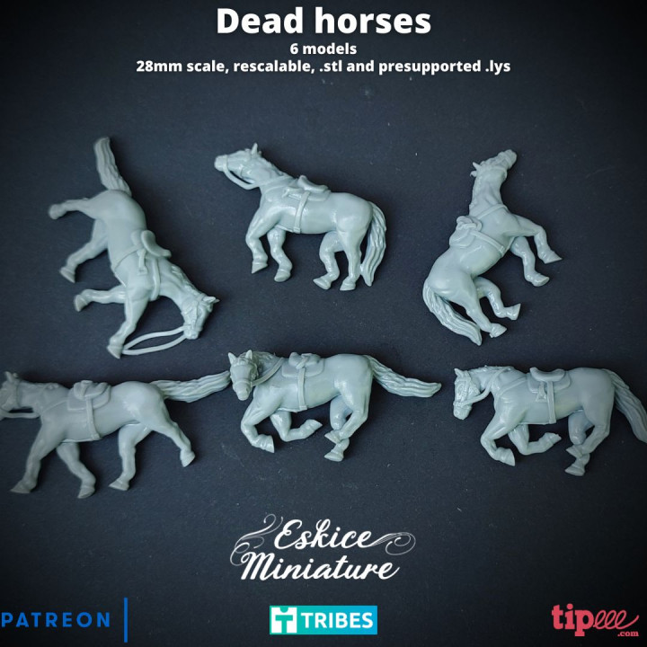 Dead horses - 28mm image