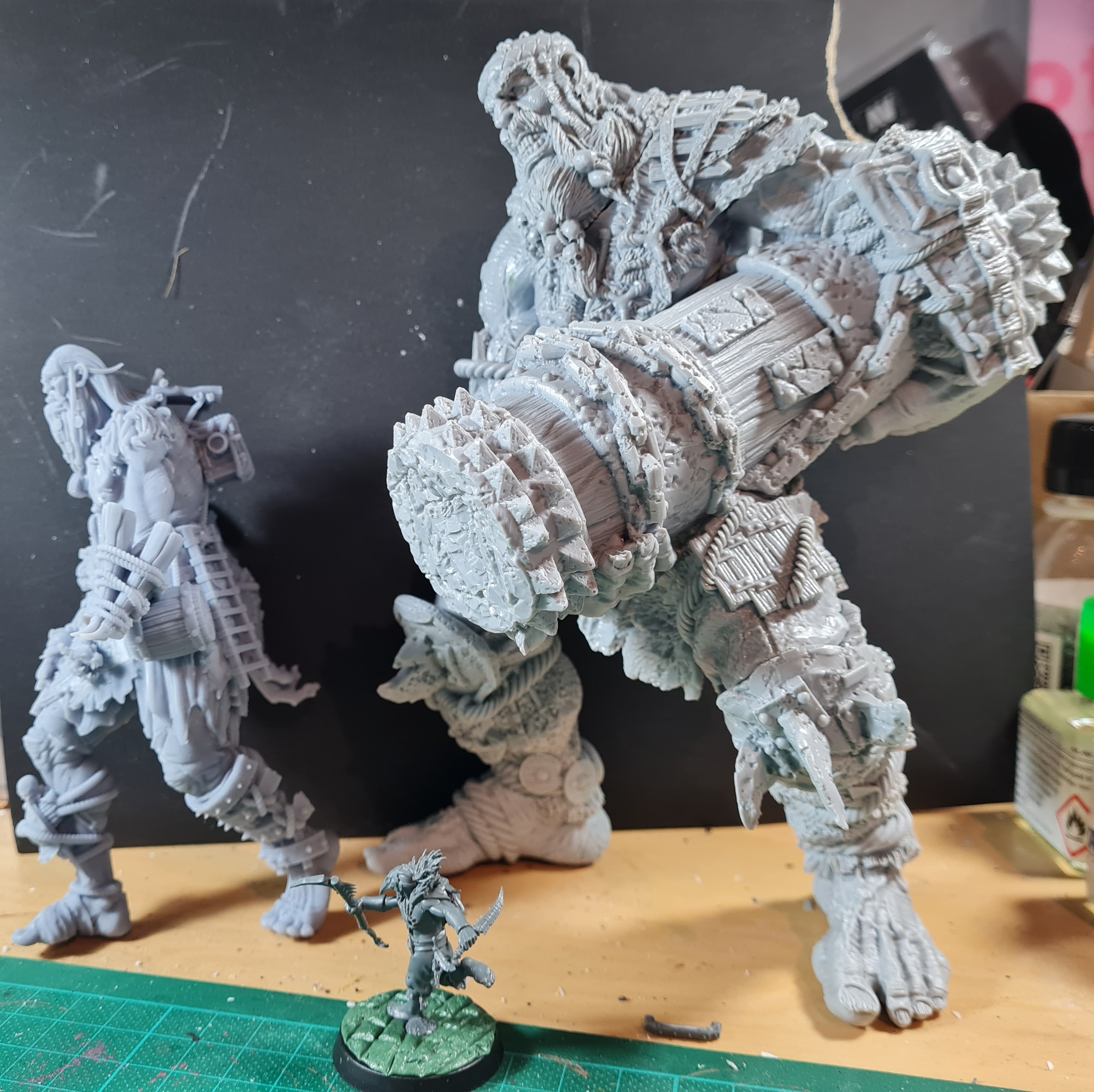 3D Printable Ancient Giant Jättir (Pre-Supported) | Cast n Play by