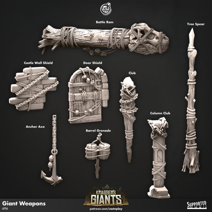 Giant Weapons (Pre-Supported) image