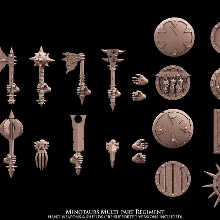 Minotaurs multi-part regiment image