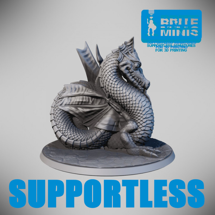 Dragon! Easy to print, supportless - for FDM and resin image