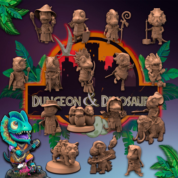 Dungeon & DinosaurS - DINOSAURS COMPLETE SET image