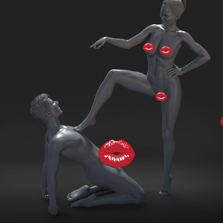 female domination - NSFW - EROTIC MINIATURE 75 MM SCALE