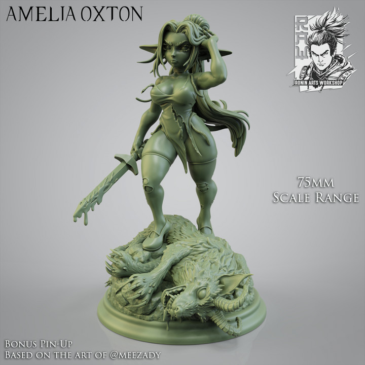 Amelia Oxton - Goblin Duchess NSFW Pin-Up (75mm) image