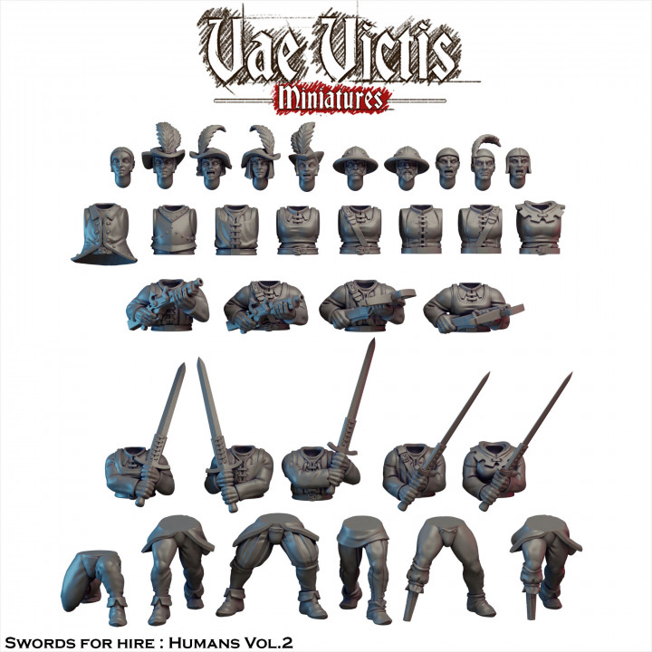 Modular Swords for hire : Humans vol 02  [PRE-SUPPORTED] image