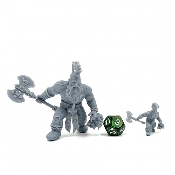 Dwarf Slayer Male - 32 and 75mm versions image