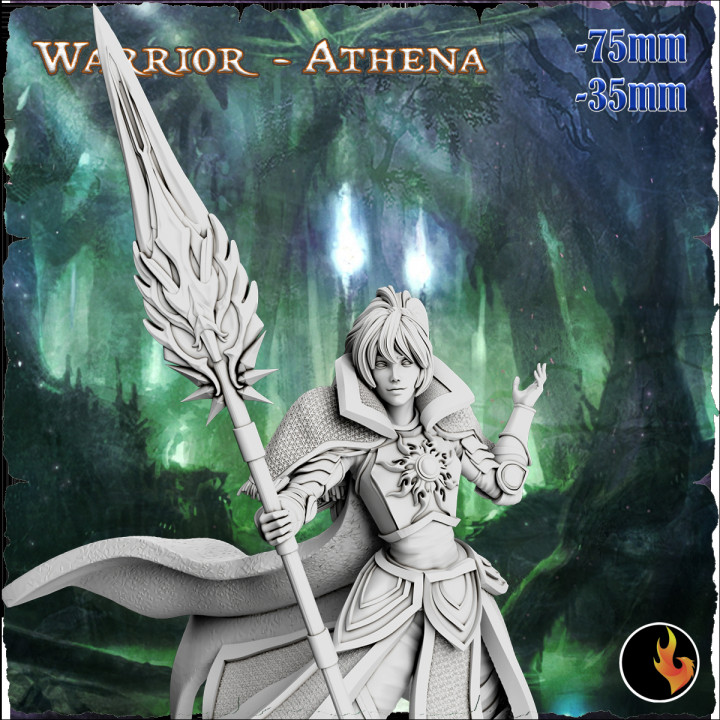 Athena - Fantasy Girls STL Vol 2 image