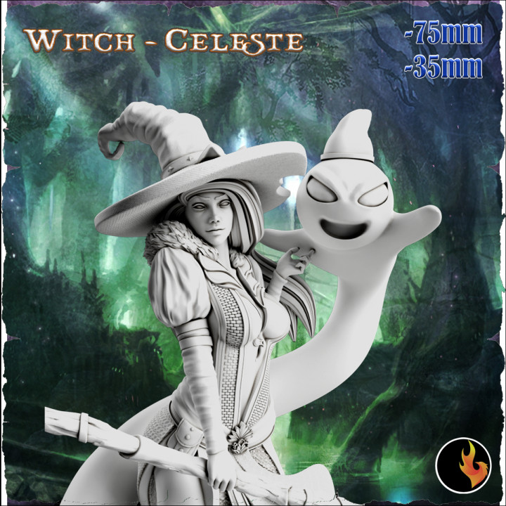 Celeste - Fantasy Girls STL Vol 2 image
