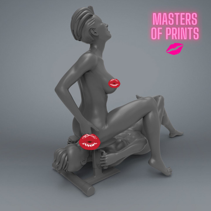 queening seat - NSFW - EROTIC MINIATURE 75 MM SCALE
