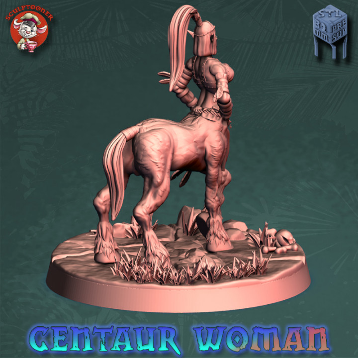 Centaur Female - 32mm pre-supported miniature