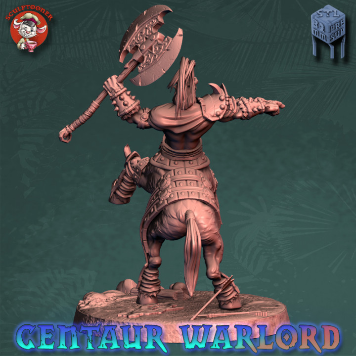 Centaur Warlord - 32mm pre-supported miniature