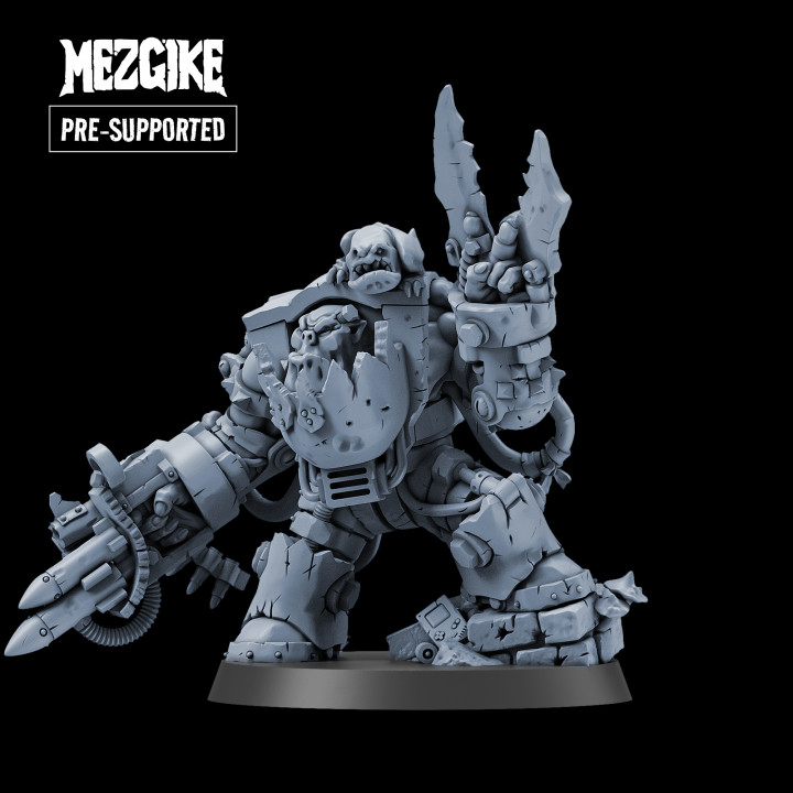 【THE MOZZ】Meg Pattern Setup 3D Printable Meznobz multipart set (pre-supported) by MEZGIKE