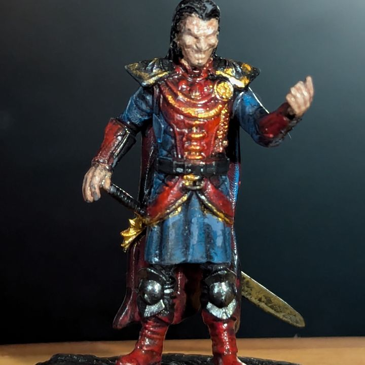 Impresión 3D de Curse of Strahd - Strahd Von Zarovich Mini Bust Combo ...