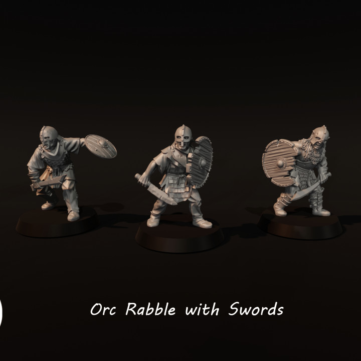 Orc Rabble with Sword and Shield image