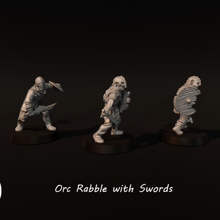 Orc Rabble with Sword and Shield image