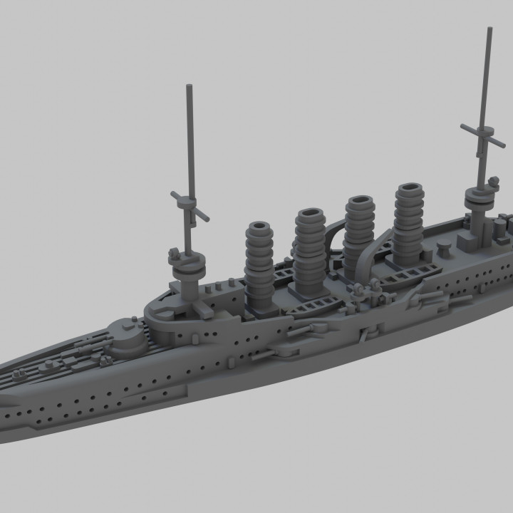 WW1 Imperial German Navy Scharnhorst class cruiser image