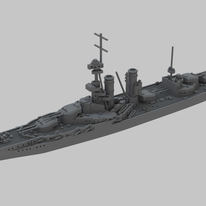 WW1 Royal Navy Iron Duke class Battleship