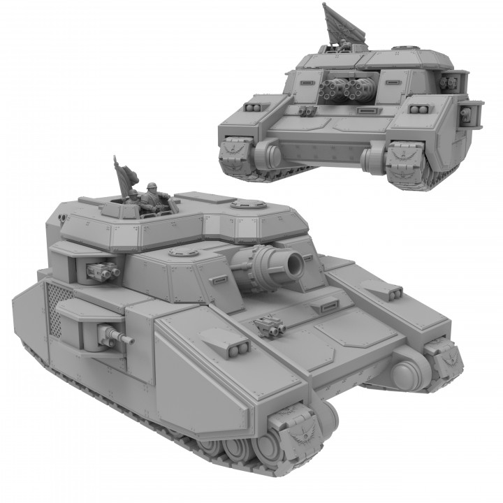 Byzantine Super Heavy Siege Tank - Presupported