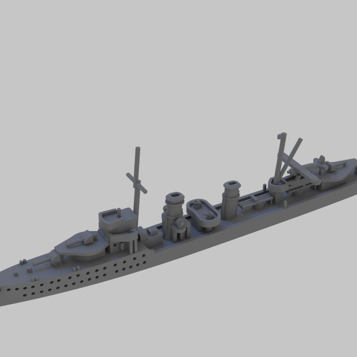 WW2 Dutch Navy Admiralen class destroyer image