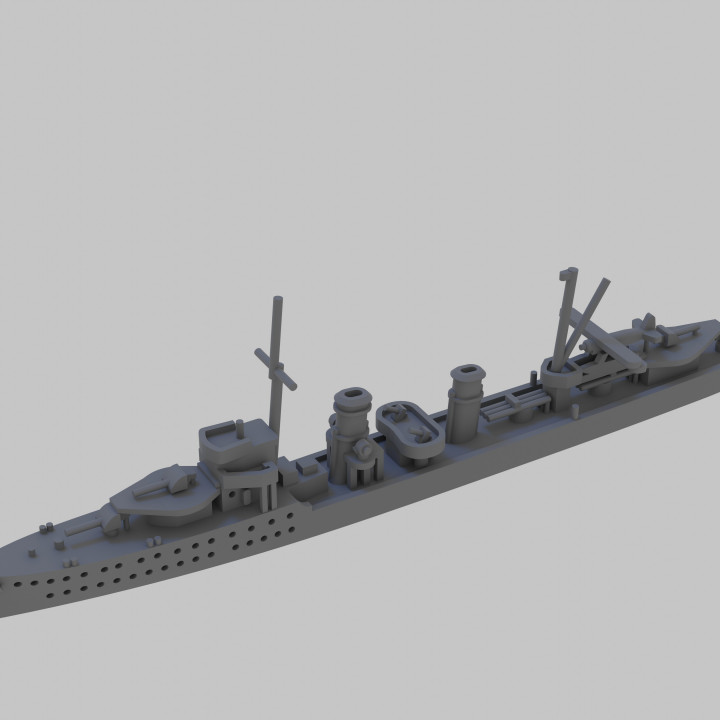 WW2 Dutch Navy Admiralen class destroyer