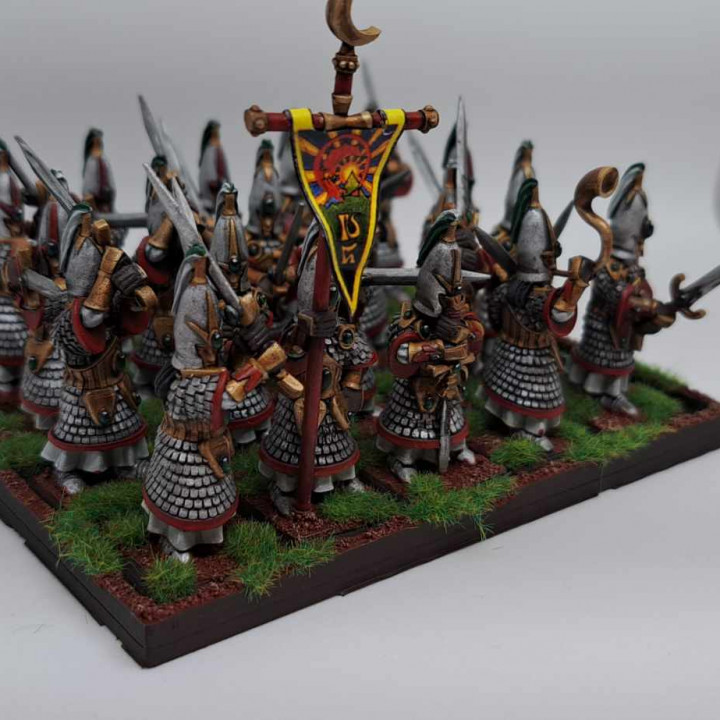 3D Printable High Elf Sword Masters by Ystlund Miniatures