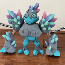 Picture of print of Crystal Golem
