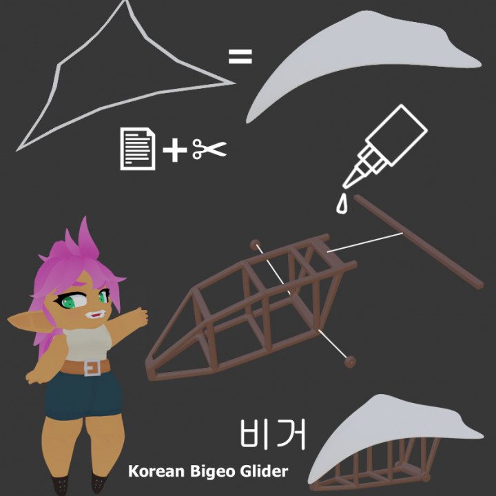 Bigeo 비거 Korean Glider Model for 28mm TTRPG image