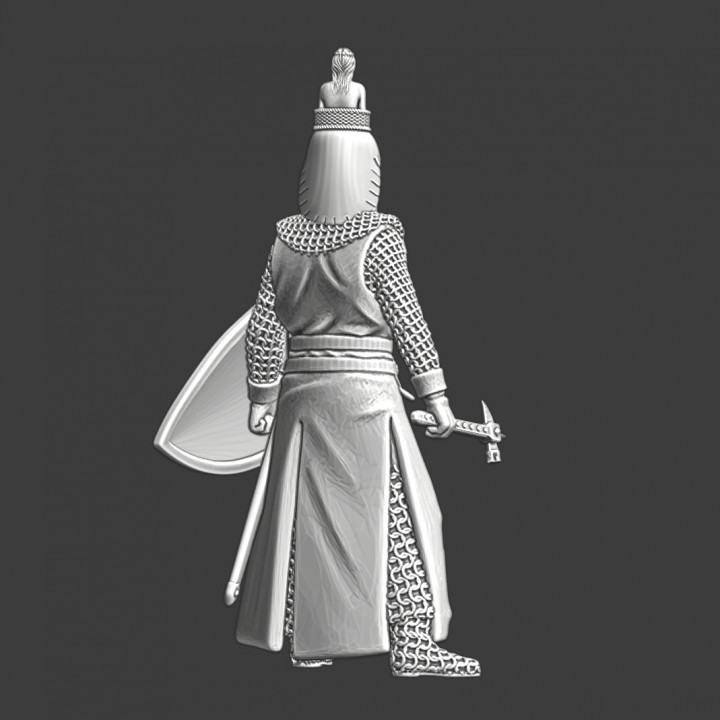 Knight with crested helmet - female symbol image