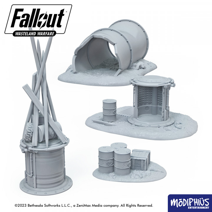 Fallout: Wasteland Wafare - Print at Home - Metal Dome image