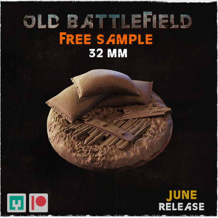 Old Battlefield - Bases & Toppers (Free Sample) image