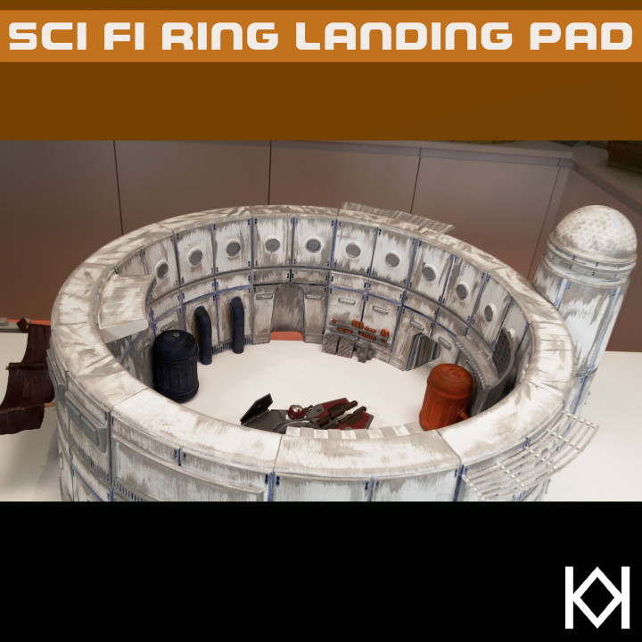 Sci Fi Ring Modular Landing Pad image