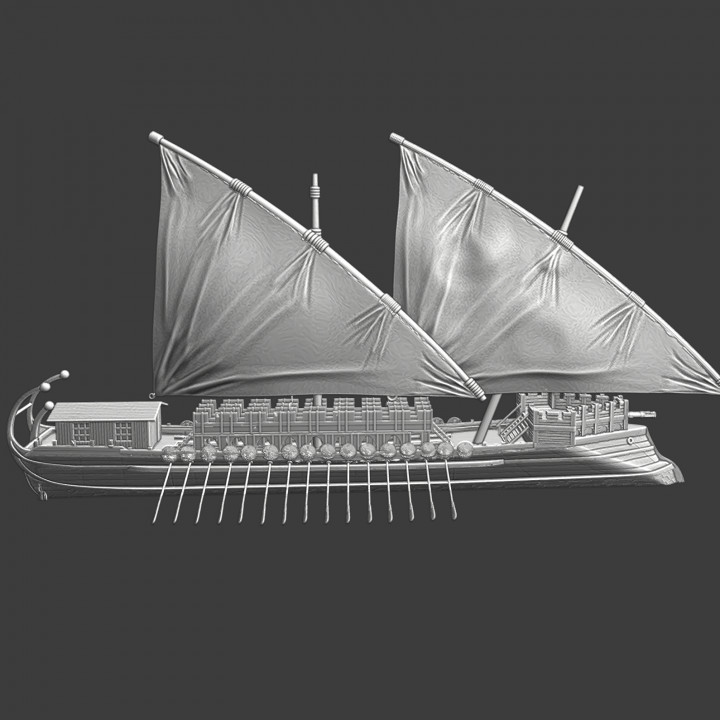 Medieval Byzantine Dromon - Warship of the Empire image