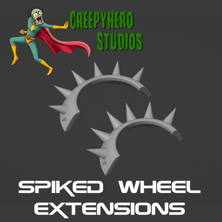 Gaslands Spiked Wheel Extensions