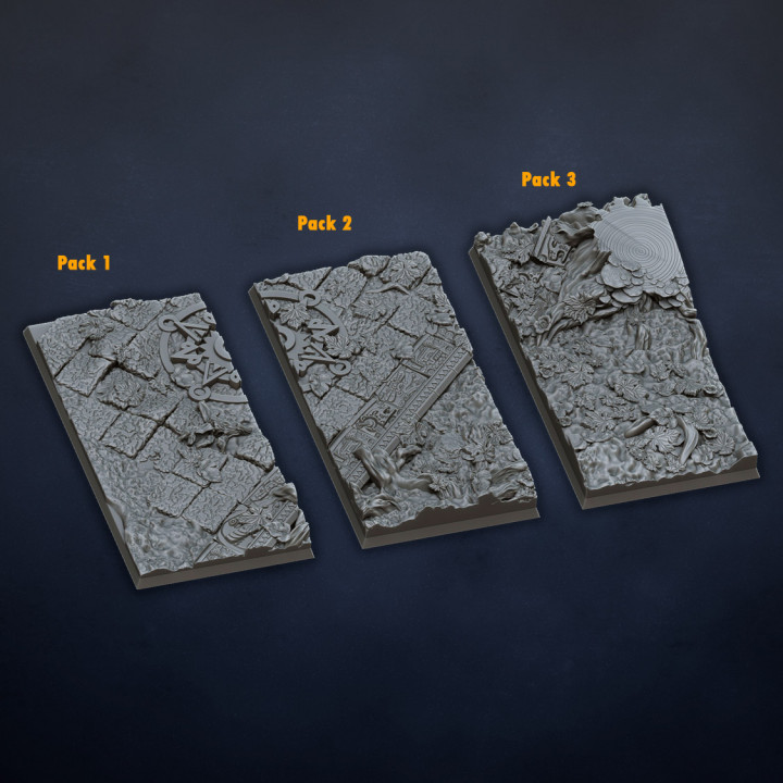 Jungle Bases 50x100mm