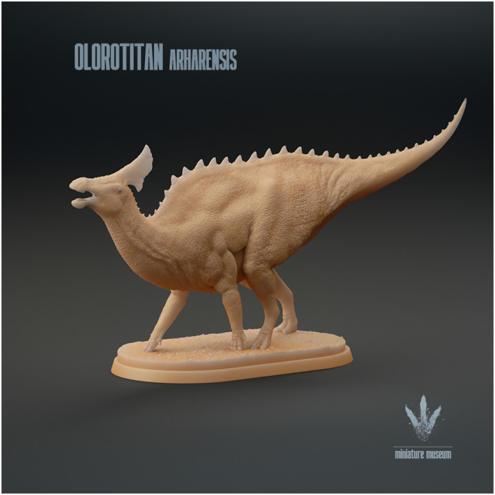 Olorotitan arharensis : Vocalizing image