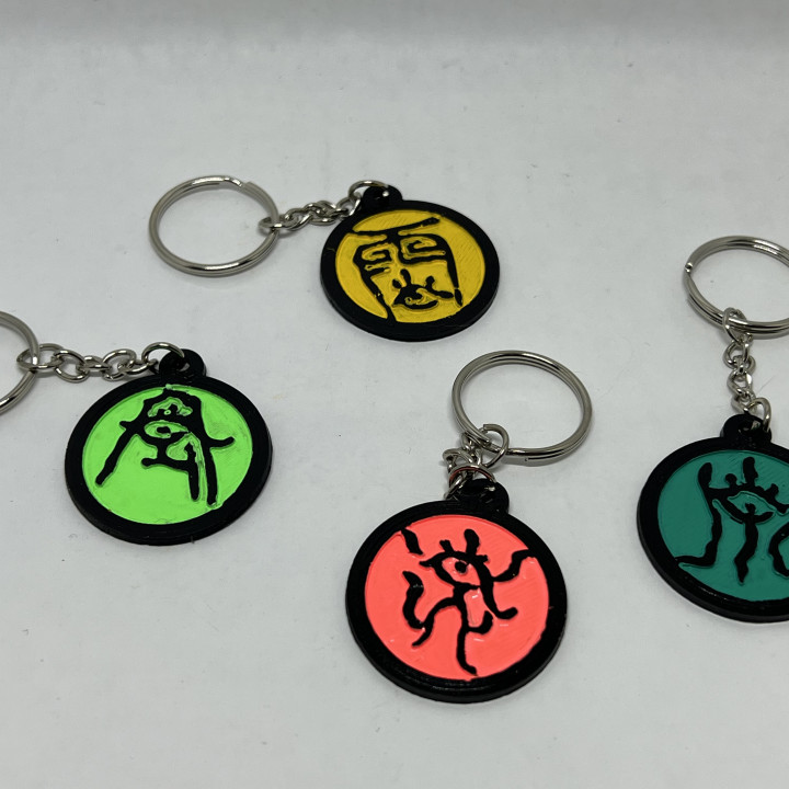 TOTK Sages Vow Medallion Keychains