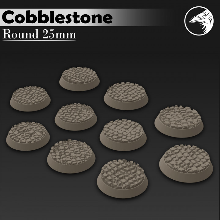 FREE Cobblestone Bases 25mm