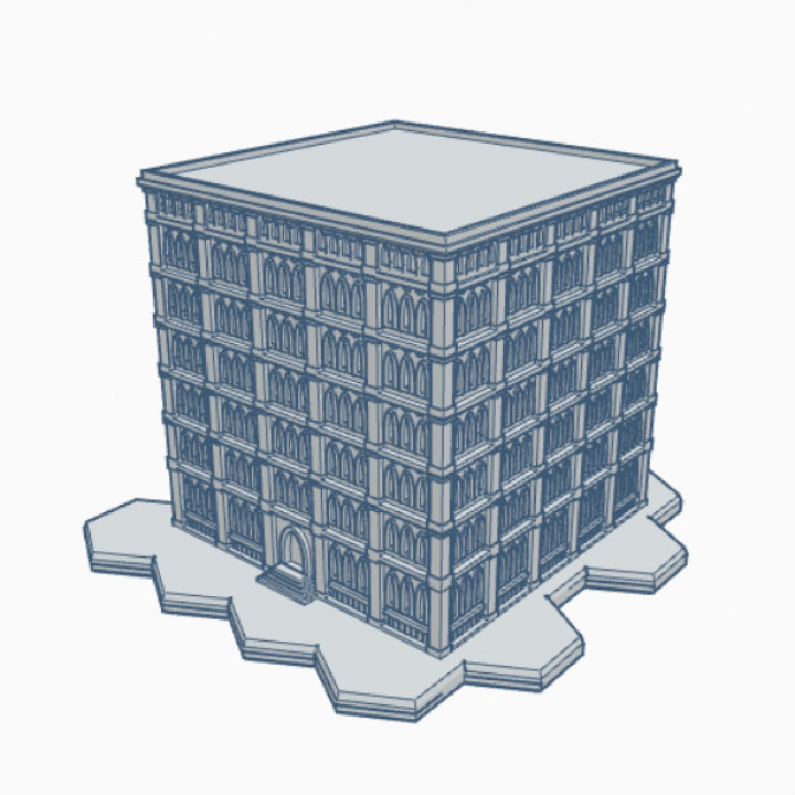 Gothic Building GHB121 With Hex Base image