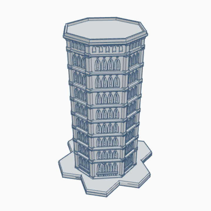 Gothic Building GHB131 With Hex Base