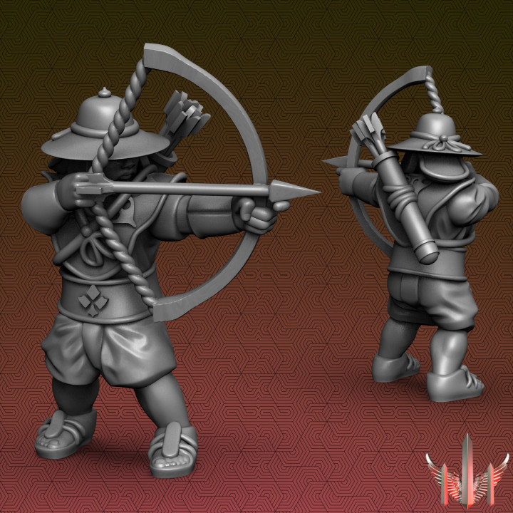 3D Printable Soldier Pose C Archer by Triple Spire Workshop