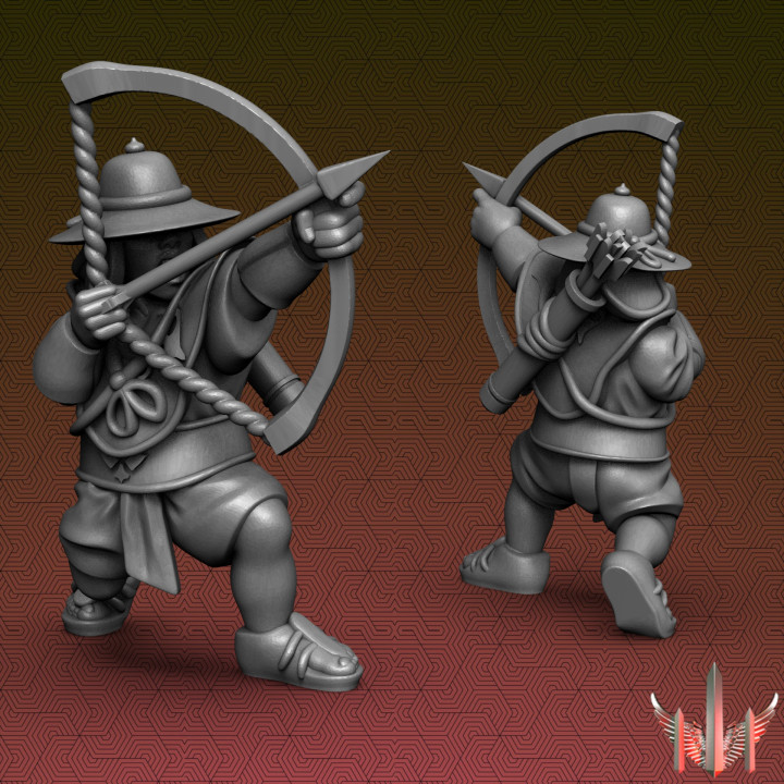 3D Printable Soldier Pose C Archer by Triple Spire Workshop