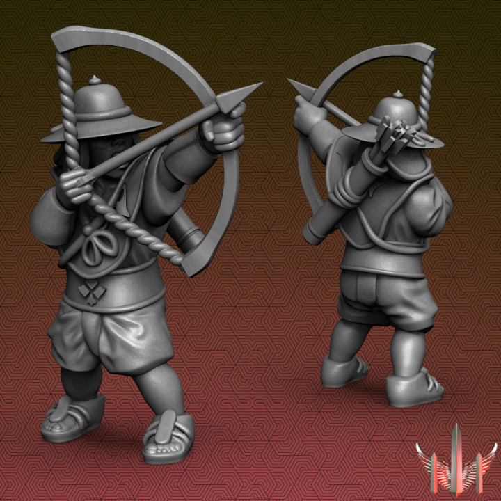3D Printable Soldier Pose C Archer by Triple Spire Workshop