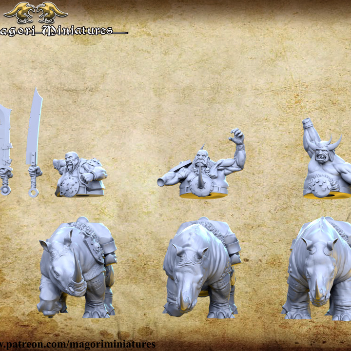 Ogre rhino riders