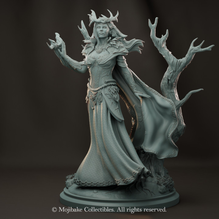 Nyala Virven, Elf Queen of the Forest Diorama (Pre-supported) image